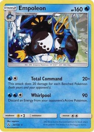 Empoleon - 34/156 (Cracked Ice Holo) 34 - Deck Exclusives