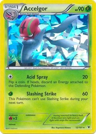 Accelgor (Cracked Ice Holo) 12 - Deck Exclusives