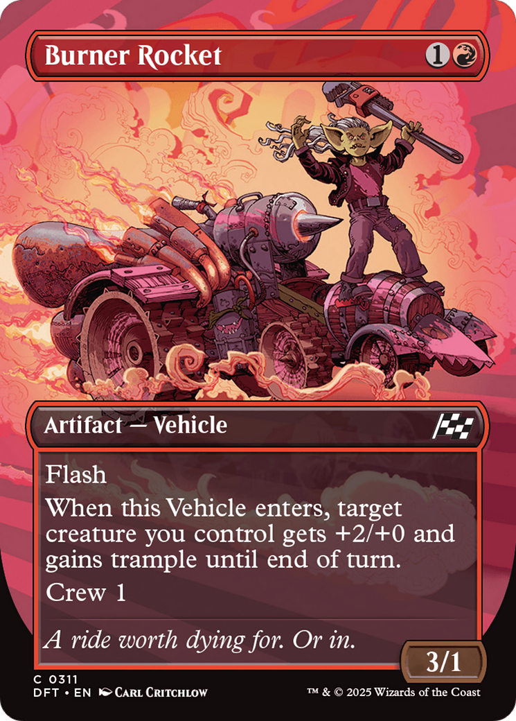 Burner Rocket (Borderless) (DFT-311) - Aetherdrift