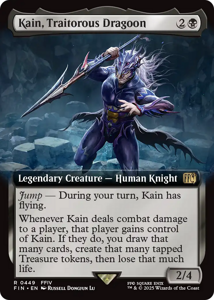 Kain, Traitorous Dragoon (Extended Art) (FIN-449) - FINAL FANTASY Foil