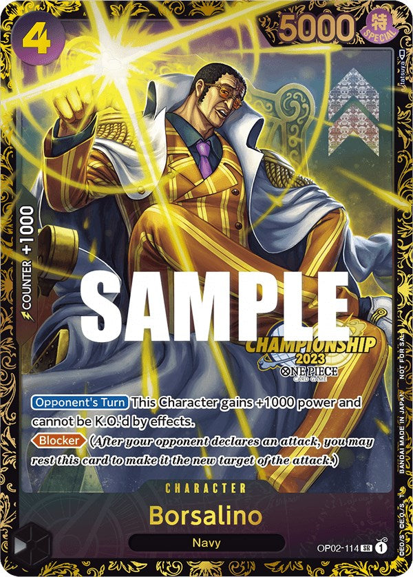 Borsalino (Championship 2023) [One Piece Promotion Cards] – Duke City Games