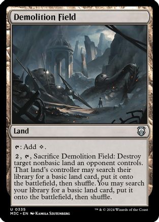 Demolition Field (Ripple Foil) (M3C-335) - Commander: Modern Horizons 3 Foil