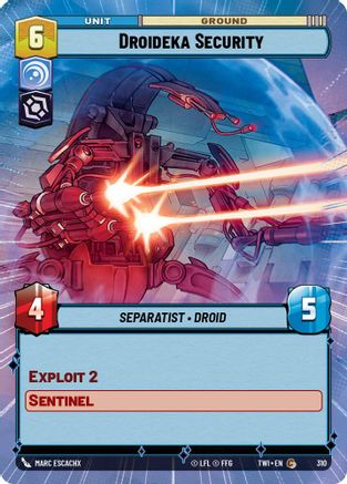 Droideka Security (Hyperspace) (310) - Twilight of the Republic Foil