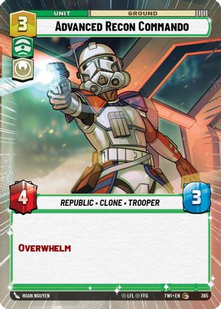 Advanced Recon Commando (Hyperspace) (365) - Twilight of the Republic Foil