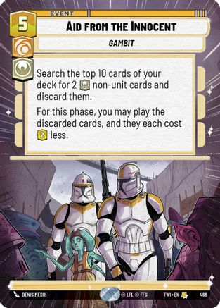 Aid from the Innocent (Hyperspace) (466) - Twilight of the Republic Foil