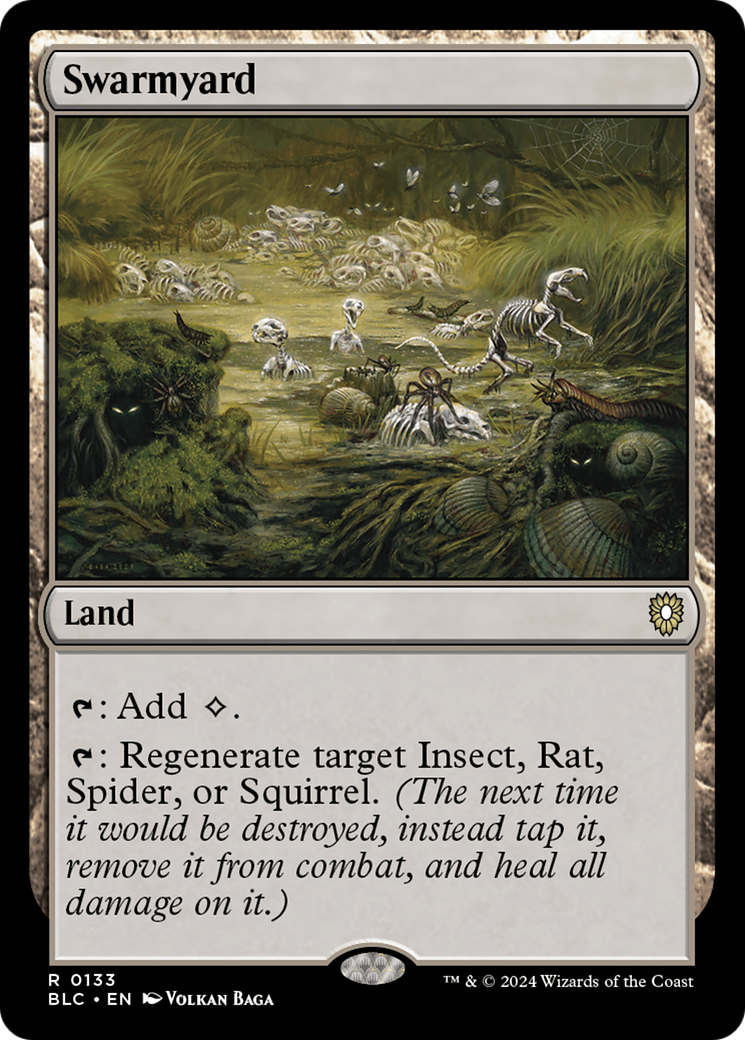Swarmyard (BLC-133) - Bloomburrow Commander