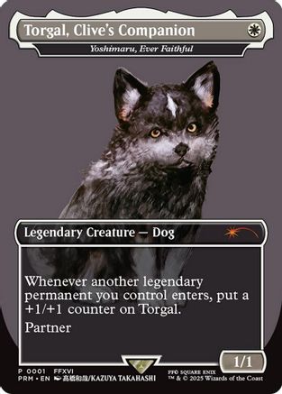 MTG トルガル Clive's Companion FOIL torgal Torgal, Clive's Companion - Yoshimaru, Ever Faithful (MFP