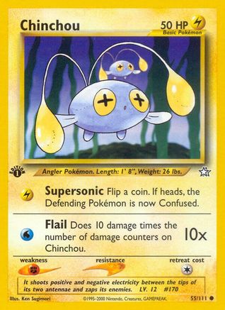 Chinchou 55/111 - Neo Genesis