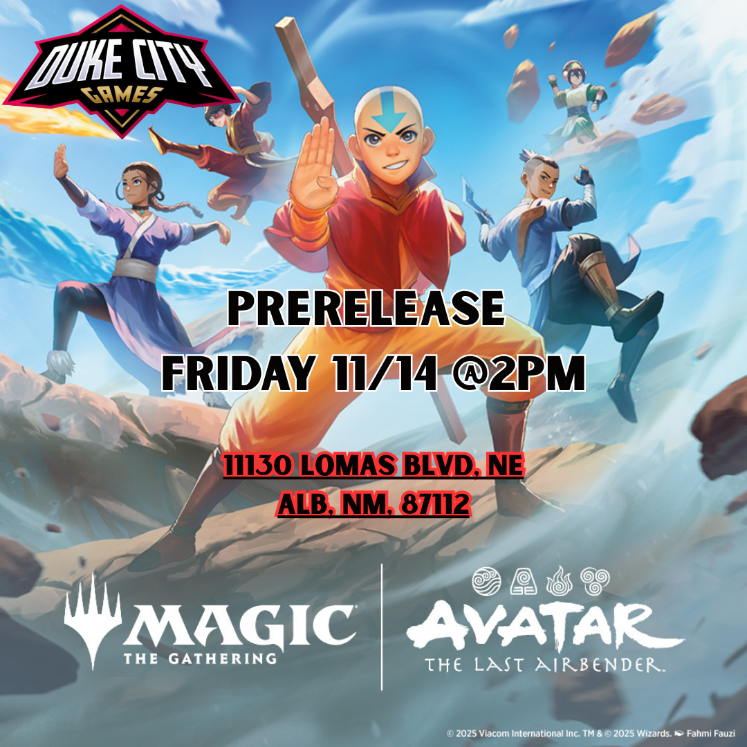 Avatar The Last Airbender Prerelease (Lomas 11/14 @2pm)