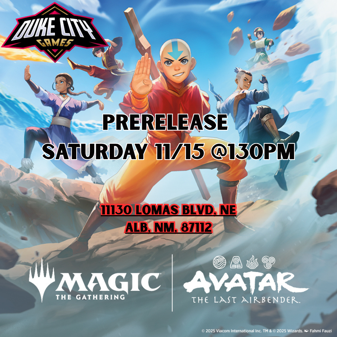 Avatar the Last Airbender Prerelease (Lomas, 11/15 @130pm)