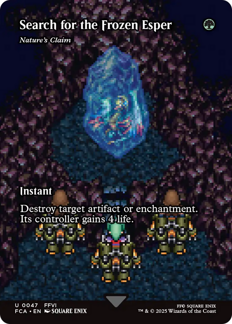 Search for the Frozen Esper - Nature's Claim (Showcase) (FCA-047) - FINAL FANTASY: Through the Ages Foil
