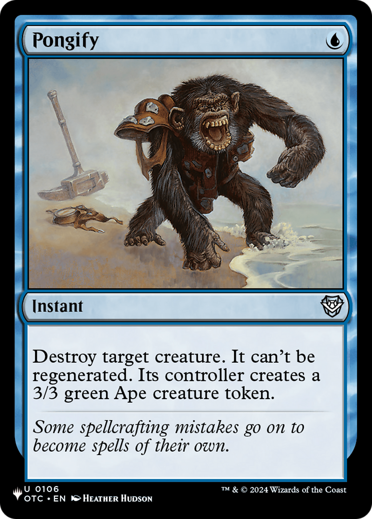 Pongify (OTC) (LIST-106) - The List Reprints