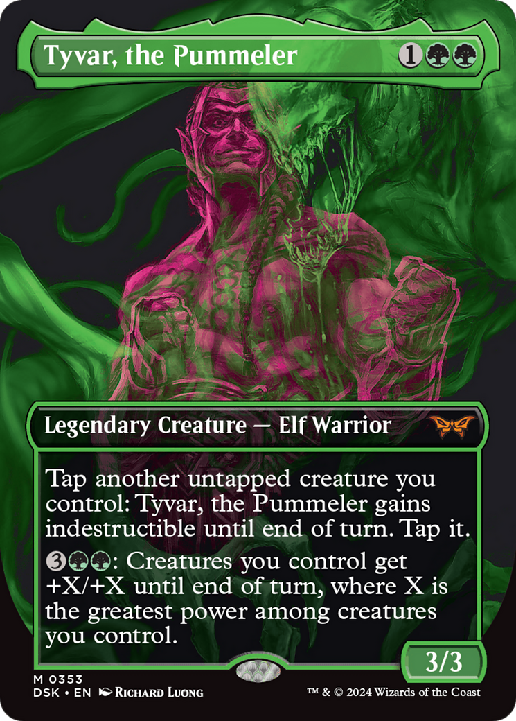 Tyvar, the Pummeler (DSK-353) - Duskmourn: House of Horror (Borderless) Foil