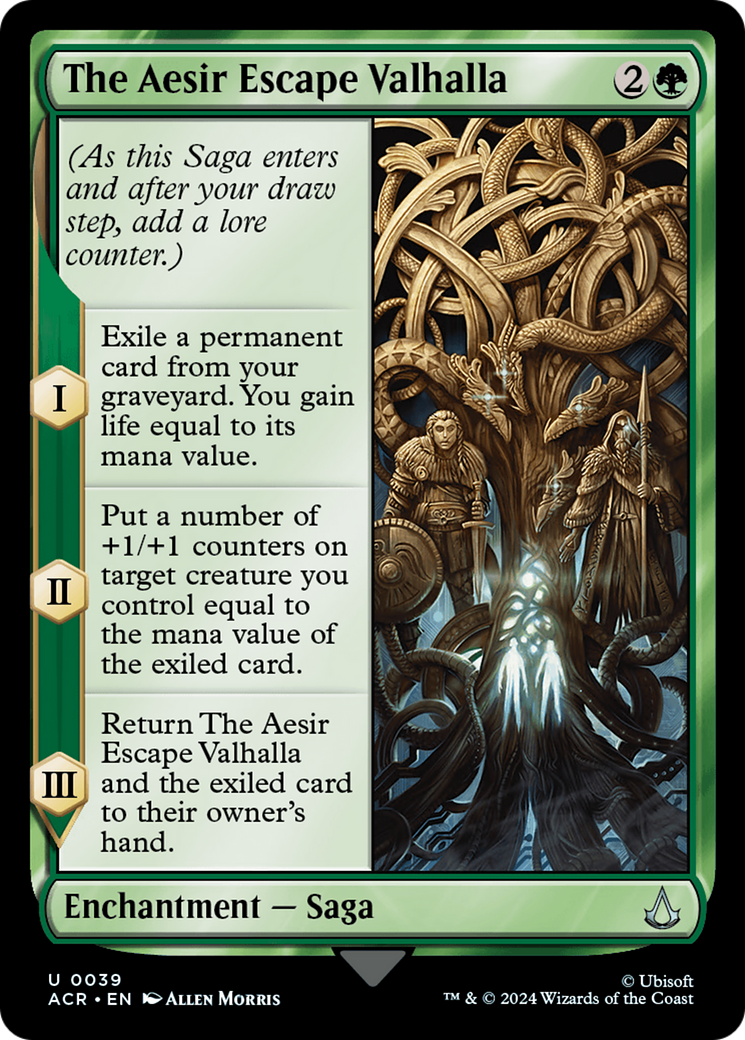 The Aesir Escape Valhalla (ACR-039) - Assassin's Creed Foil