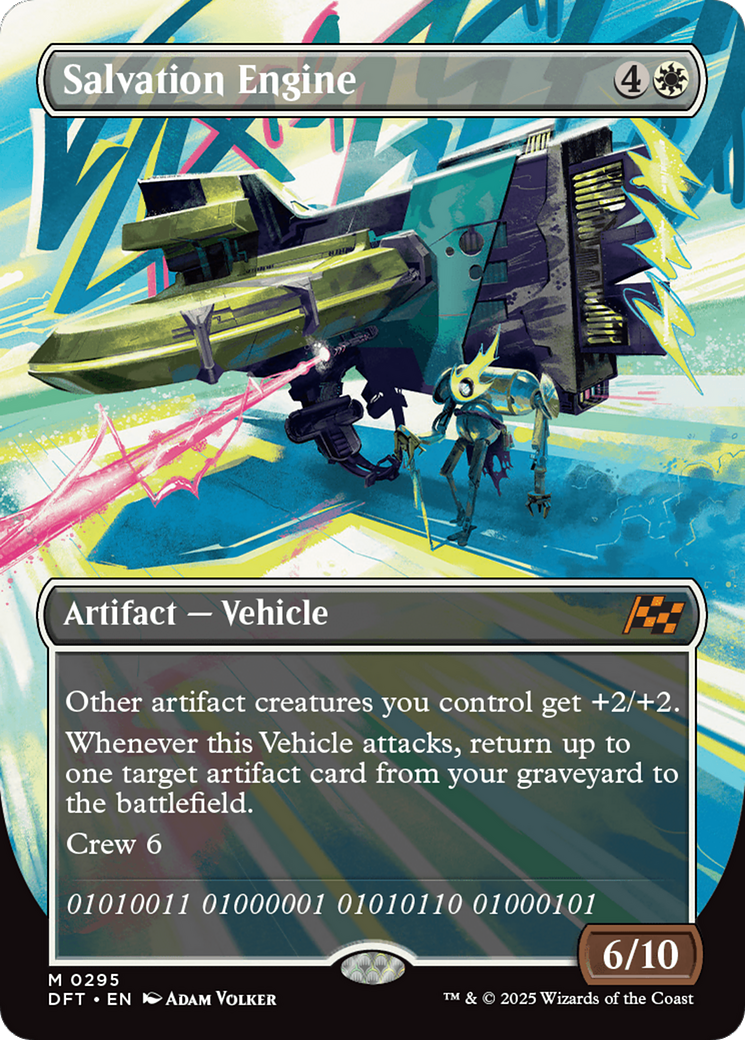 Salvation Engine (Borderless) (-295) - Aetherdrift Foil