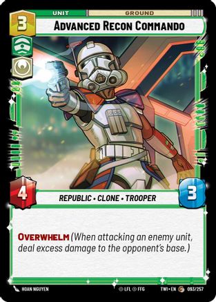 Advanced Recon Commando (093/257) - Twilight of the Republic Foil