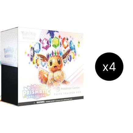 Prismatic Evolutions Pokemon Center Elite Trainer Box (Exclusive) Case - SV Prismatic Evolutions