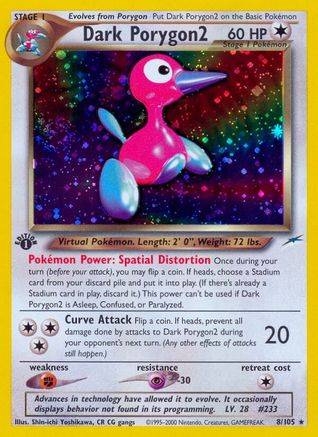 Dark Porygon2 (8/105) [Neo Destiny Unlimited]