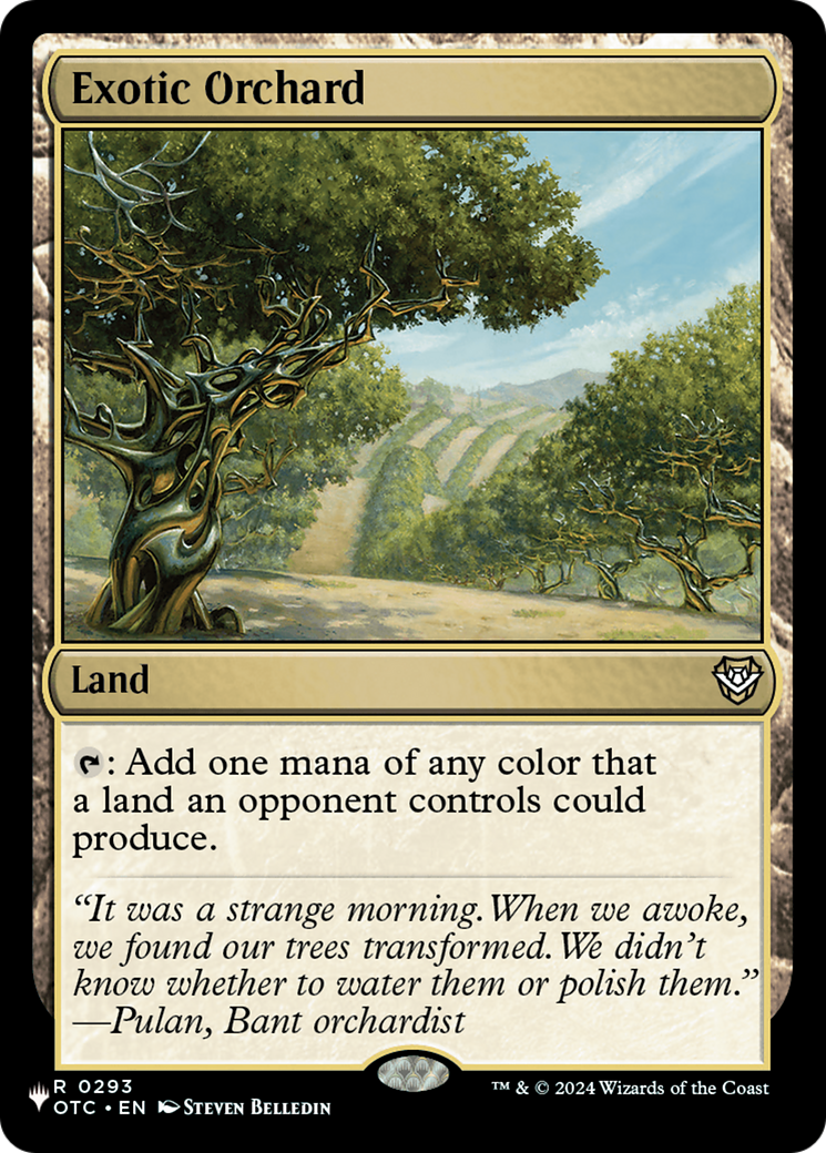 Exotic Orchard (OTC) (LIST-293) - The List Reprints