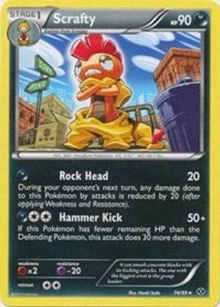 Scrafty (74/99) (Theme Deck Exclusive) [Black & White: Next Destinies]