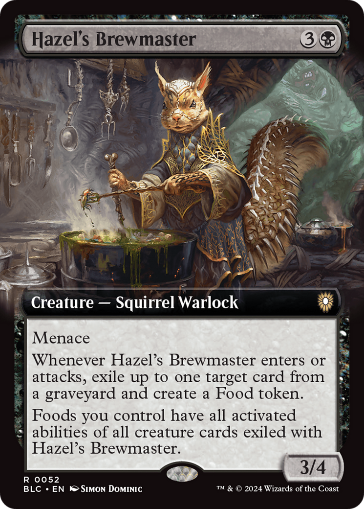 Hazel's Brewmaster (BLC-052) - Bloomburrow Commander
