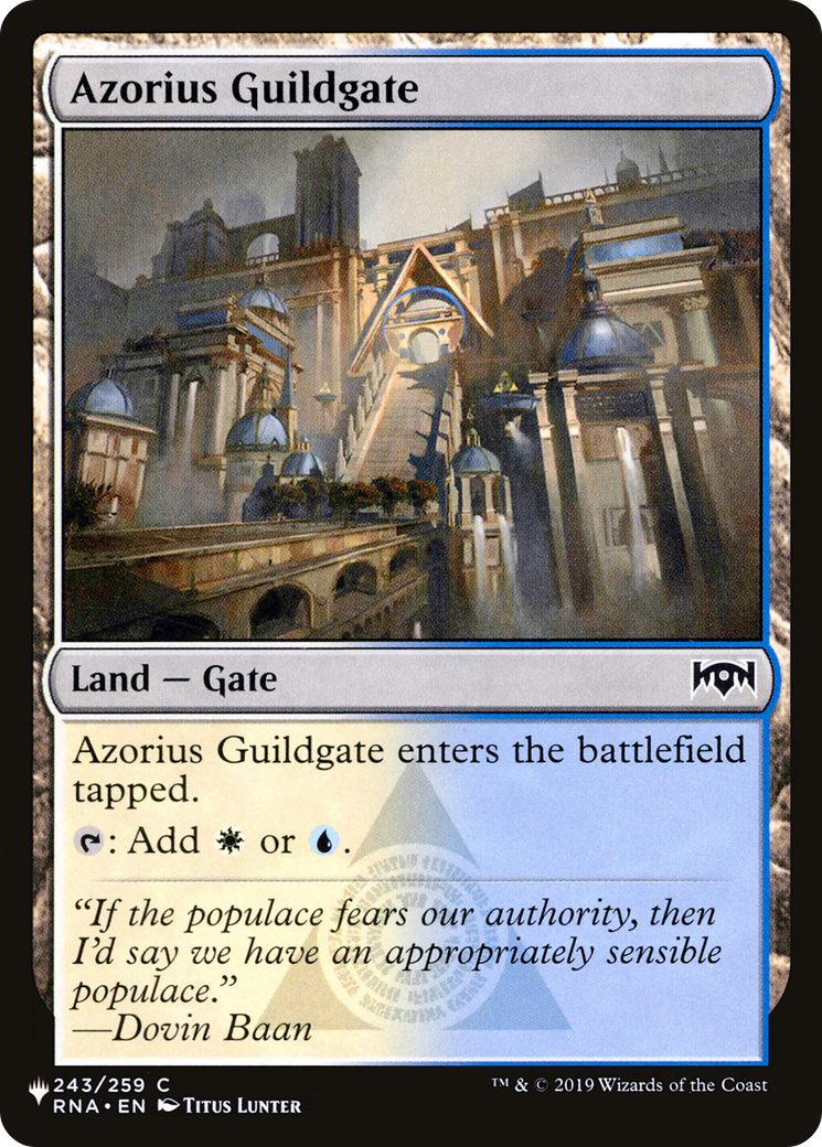 Azorius Guildgate (LIST-243) - The List Reprints