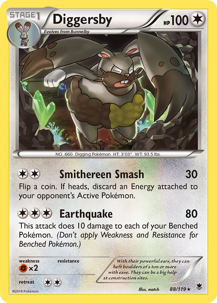 Diggersby (88/119) [XY: Phantom Forces]