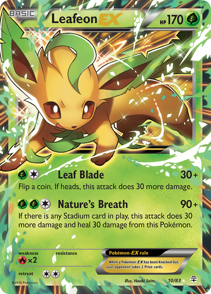 Leafeon EX (10/83) [XY: Generations]