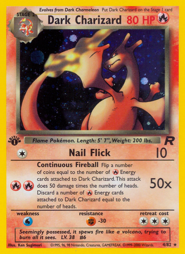 1st store edition charizard