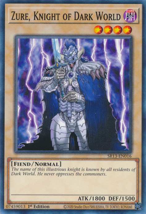 Zure, Knight of Dark World [SR13-EN016] Common