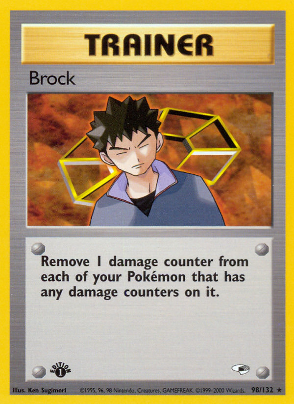 Brock (98/132) [Gym Heroes 1st Edition]