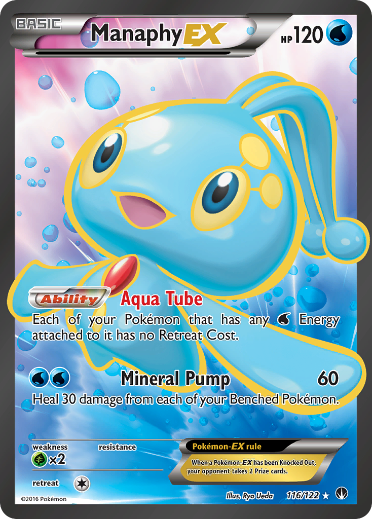 Manaphy EX (116/122) [XY: BREAKpoint]