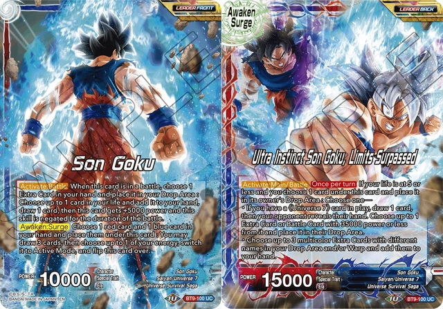 Son Goku // Ultra Instinct Son Goku, Limits Surpassed (BT9-100) [Unive ...