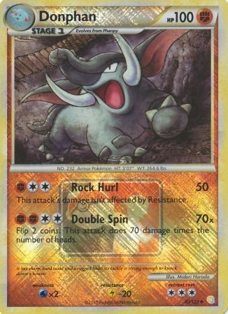 Donphan (40/123) (League Promo) [HeartGold & SoulSilver: Base Set]