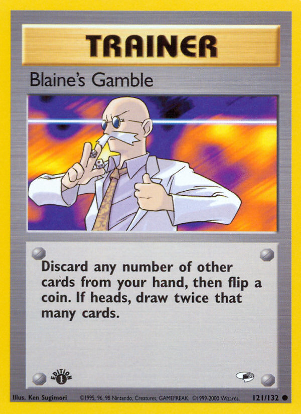 Blaine's Gamble (121/132) [Gym Heroes 1st Edition]