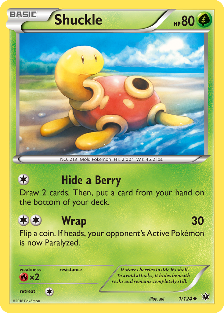 Shuckle (1/124) [XY: Fates Collide]