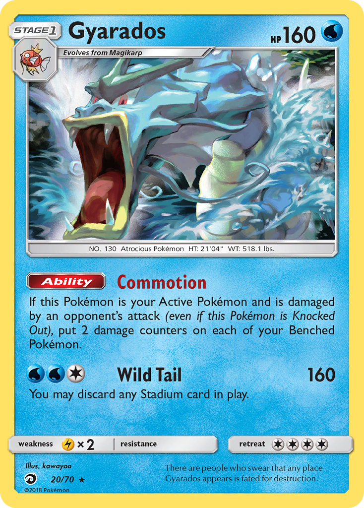 Gyarados (20/70) [Sun & Moon: Dragon Majesty]