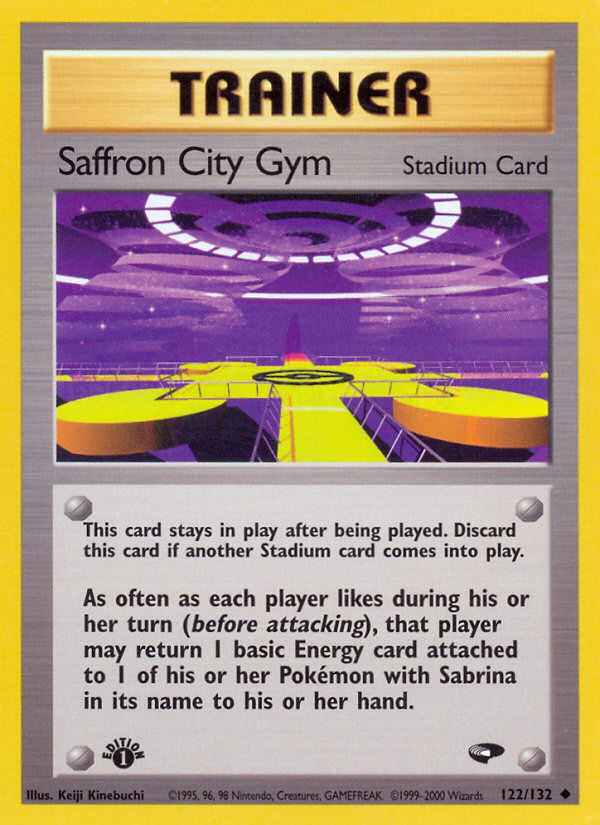 Saffron City Gym (122/132) [Gym Challenge 1st Edition]